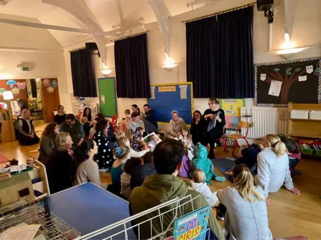 Lovely to see so many families who came back to Nursery this evening for our Big Bedtime Story! Happy #WorldBookDay23 day, sleep tight! #lovebooks #shareastory #nurserydays #sussexnursery