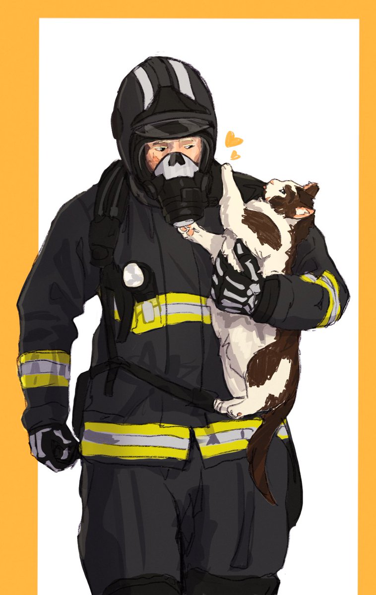 Local firefighter rescues cat

#simonghostriley #soapghost