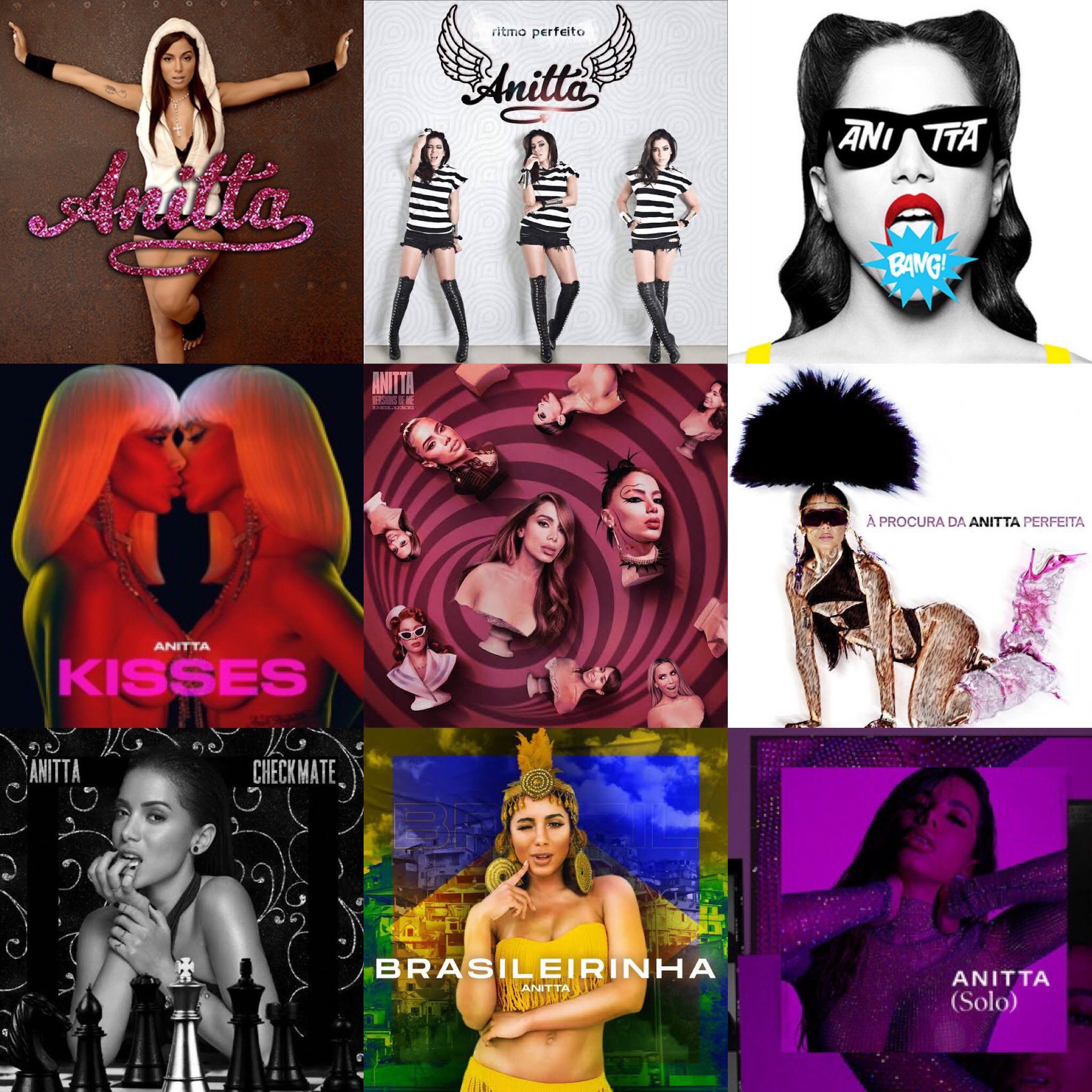 dgzin on X: qual sua música favorita de cada álbum/EP da Anitta? Anitta:  Ritmo Perfeito: Bang: Kisses: VOM: APDAP: Checkmate: Brasileirinha: Solo:   / X