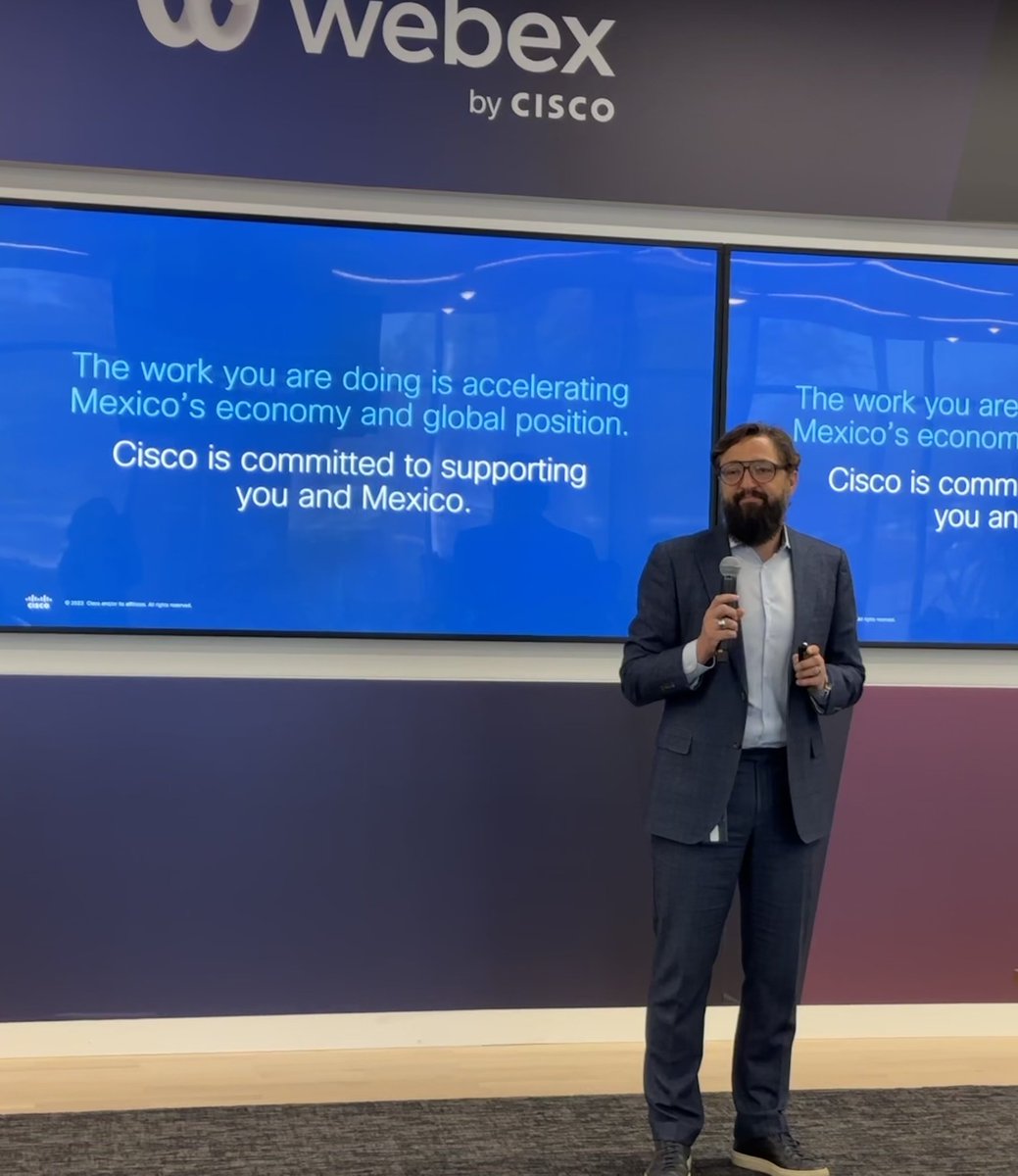 .<a href="/QuintanaGIsidro/">Isidro Quintana Garza</a> Great honour to welcome mayors from #Mexico to our <a href="/Cisco/">Cisco</a> HQ to discuss el corazón digital de México (CDA). Proud to sponsor this great 🇲🇽country. We continue investing in Mexico, its amazing people, customers and #CiscoPartners. #WeAreCisco