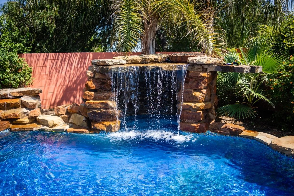 Since we only use the finest building materials and utilize the most advanced construction techniques, you can have the look of a vacation resort right in your own backyard! #GHPools #CustomPool #CustomPoolBuilder #LaredoTX #pools