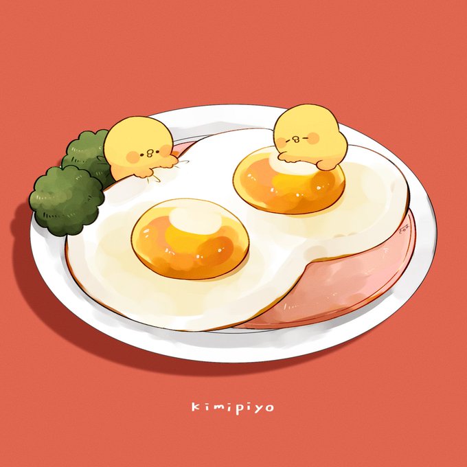 「鳥 目玉焼き」のTwitter画像/イラスト(新着)｜4ページ目