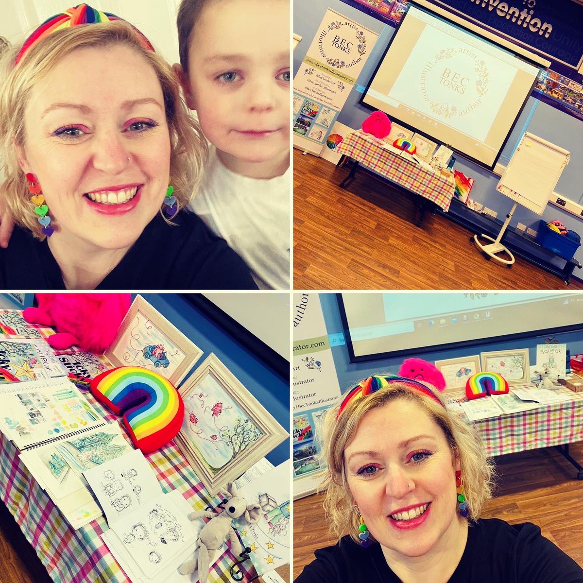 BecTonksArt's tweet photo. Happy World Book Day
Who else has had an awesome day??
#worldbookday #authorcommunity #authorvisit #characterworkshop #creatingcharacters #celebratingbooks #schoolvisit https://t.co/9ZwJc6sfPO