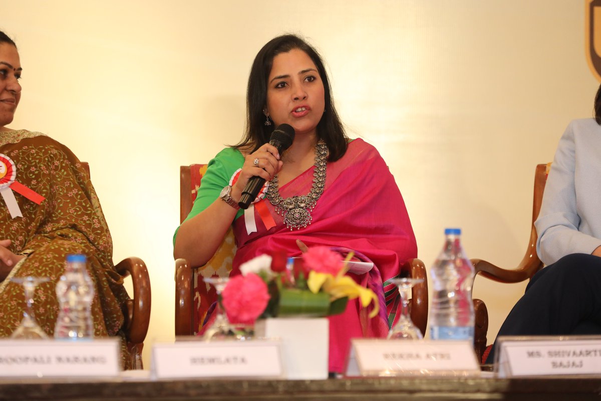 rekha_atri's tweet photo. Truly enriching experience to be part of 8th Annual SHAKTI NATIONAL CONVENTION 2023 organized by India SME Forum and speaking on overcoming challenges faced by the #Womenentrepreneurs in #exports #Digitalization. https://t.co/L571aCpdxm