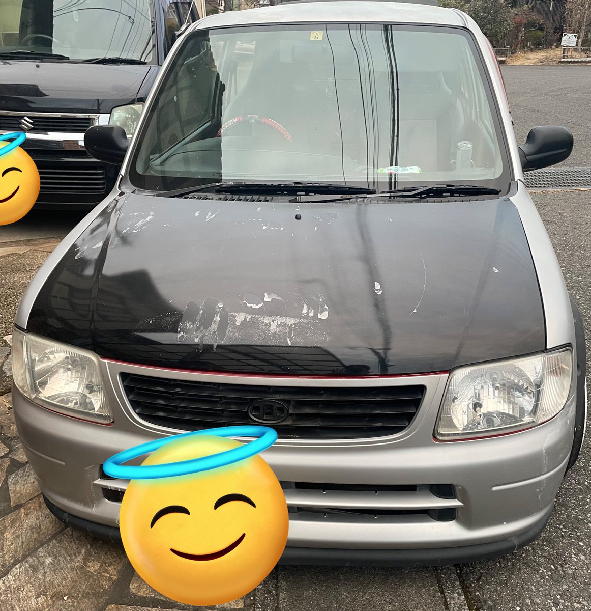 r13r32's tweet photo. ミラL700S    売ります(MT車です)
ターボ載せ替え車です。

車検今年の5月まで有ります。
詳細聞きたい方はDMまでお願い致しますm(._.)m

#車売ります
#ミラ
#MT https://t.co/sKVcbKsymD