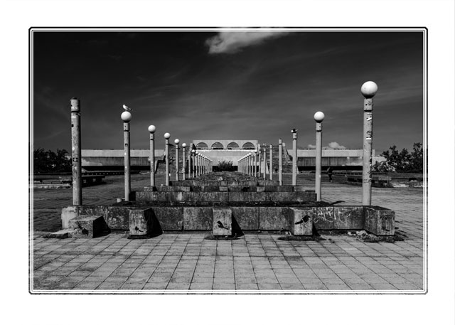 Linnahall, a #derelict #building from the #sovietera on #Tallinn' #coast #Estonia. This building was originally an #amphitheatre of the #Moscow #Olympics and it now lies in #ruins and used as a #monument for #localpeople. #blackandwhite #blackandwhitephotography #ThePhotoHour