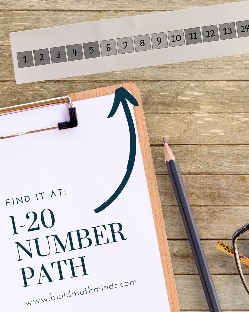 BuildMathMinds's tweet photo. 1-20 Number Path connects to the MathRack, by changing colors every five numbers, so that children can see an iconic representation of what they do with the concrete #mathmanipulative. #NumberPaths are recommended for #Kindergarten and #1stgraders

https://t.co/6MocZVlS9q https://t.co/JTtsu37Fyl