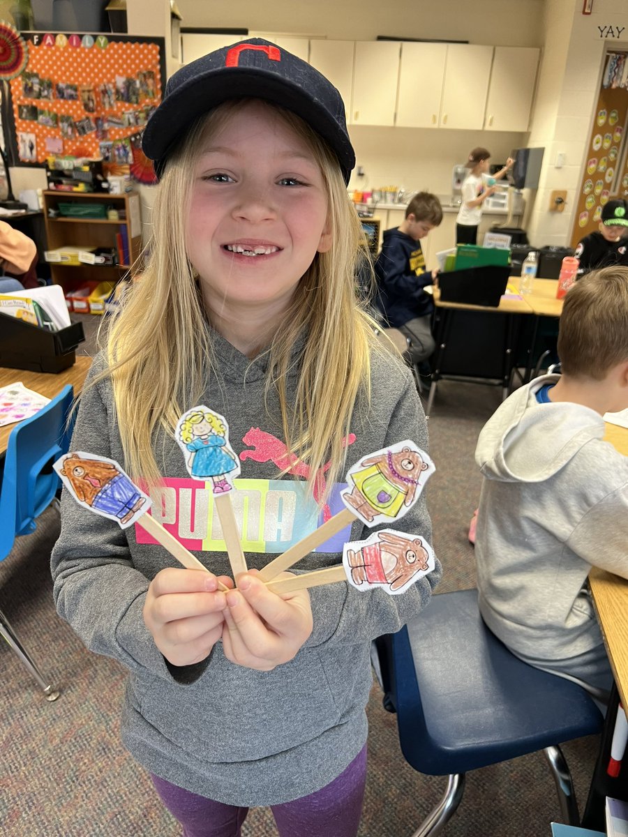 Mrs. Cooke (@mrscookefirst) on Twitter photo Reading, making puppets and reenacting Goldilocks and the Three Bears ๐ป #RightToReadWeek <a href="/KenstonTES/">Kenston TES</a> #kenstoninspired Reading, making puppets and reenacting Goldilocks and the Three Bears ๐ป #RightToReadWeek <a href="/KenstonTES/">Kenston TES</a> #kenstoninspired