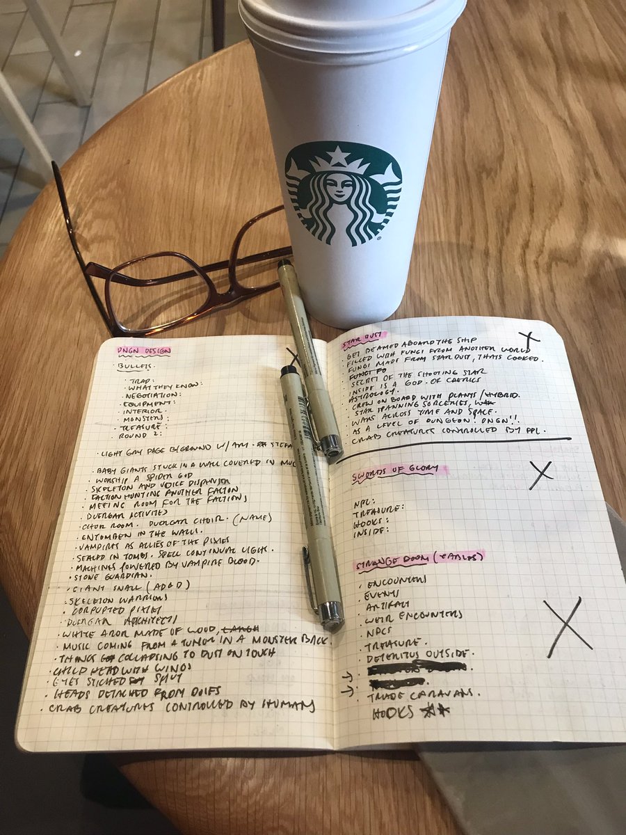 🎉 The third issue of our weird-fantasy zine Aquilus raised nearly $13k on Kickstarter, thanks to all our awesome and generous backers! 🙏

Time to get back to work and brainstorm new ideas for current and upcoming RPG projects! 📓💜 #notebooklove #zinequest