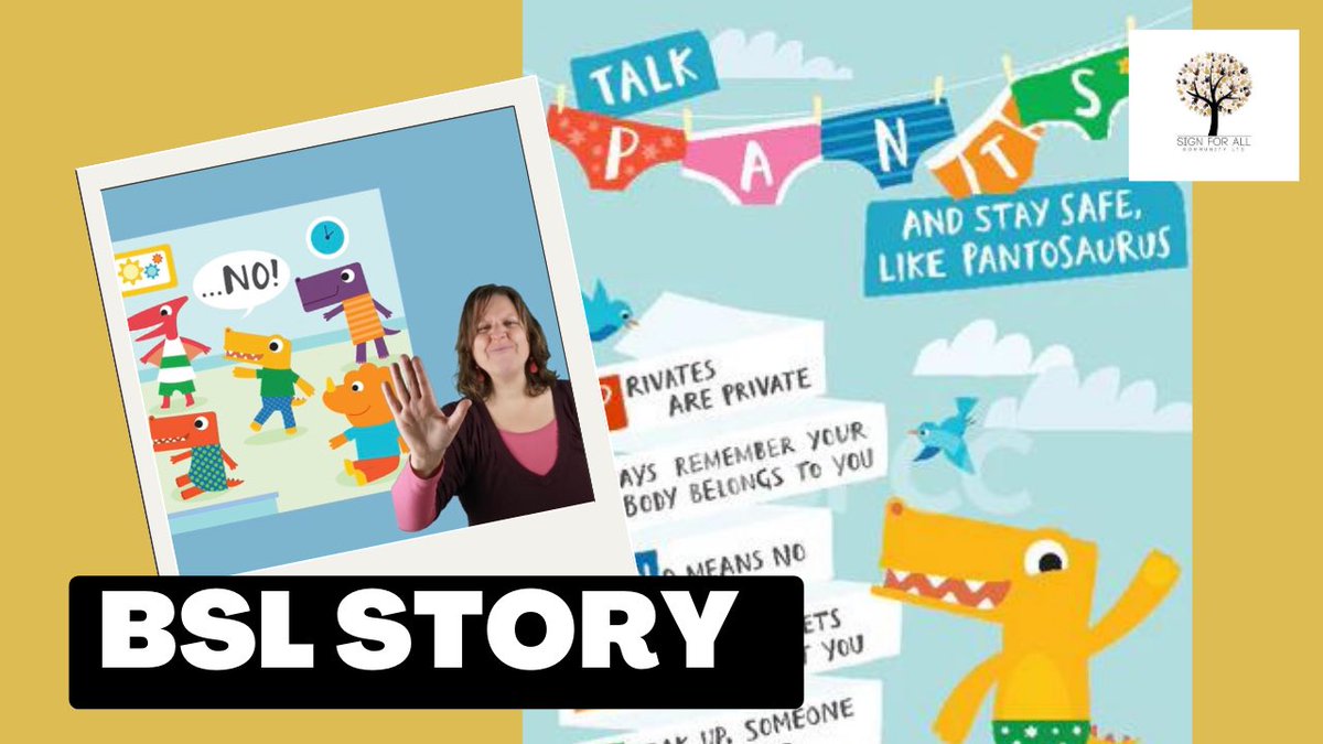 📚HAPPY WORLD BOOK DAY
Check out our new BSL Storytelling video of ‘Pantosaurus’ in partnership with <a href="/NSPCC/">NSPCC</a> 

youtu.be/wFq8dGDRJEA