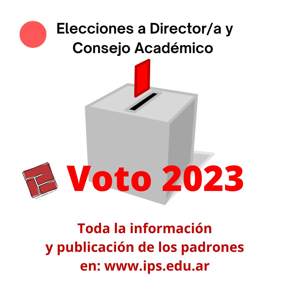 IPS_Politecnico's tweet photo. 📌El Politécnico –a través de todos sus cuerpos, docente, estudiantil, nodocente y graduados– participará este año de la 📥 elección a Director/a y Consejo Académico 2023/2027, en el marco de las votaciones de toda la UNR. 
▶La info: https://t.co/bVFpQwkNfR https://t.co/l8f5EtYLi1
