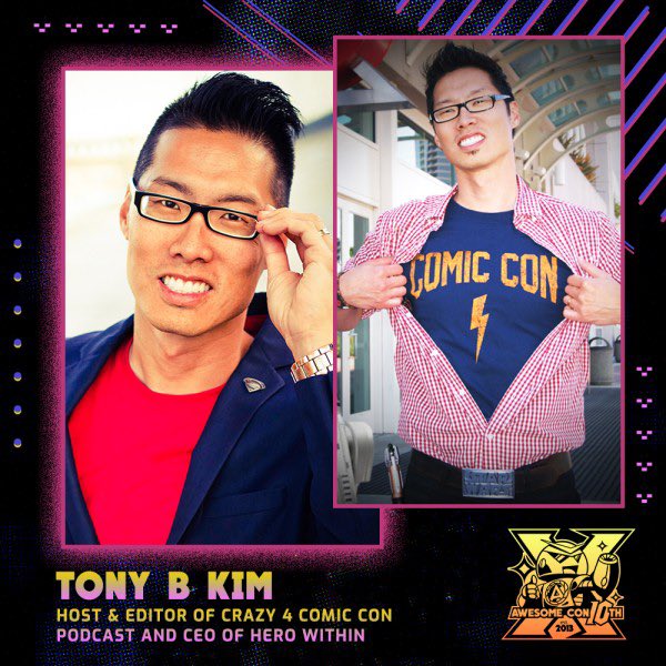 Crazy4ComicCon's tweet photo. I’m excited to announce I’ll be the Main Stage Moderator at @AwesomeCon in June. I hope you’ll join me in Washington DC for all kinds of shenanigans and Tom foolery! Check out the guest list so far: https://t.co/DJlmbLDx2U https://t.co/2vFUMVer30