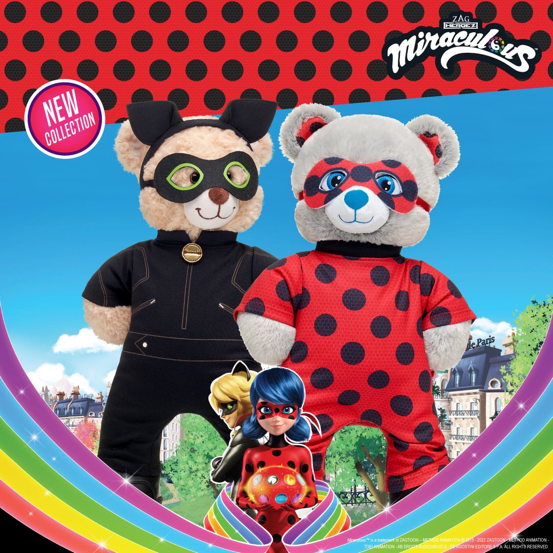 Senti Jesus on X Hay unos pares de peluches de Oso sobre Ladybug y Cat Noir Ladynoir en venta por buildabear. Disponible por ahora la compra online en Estados Unidos y Reino Unido