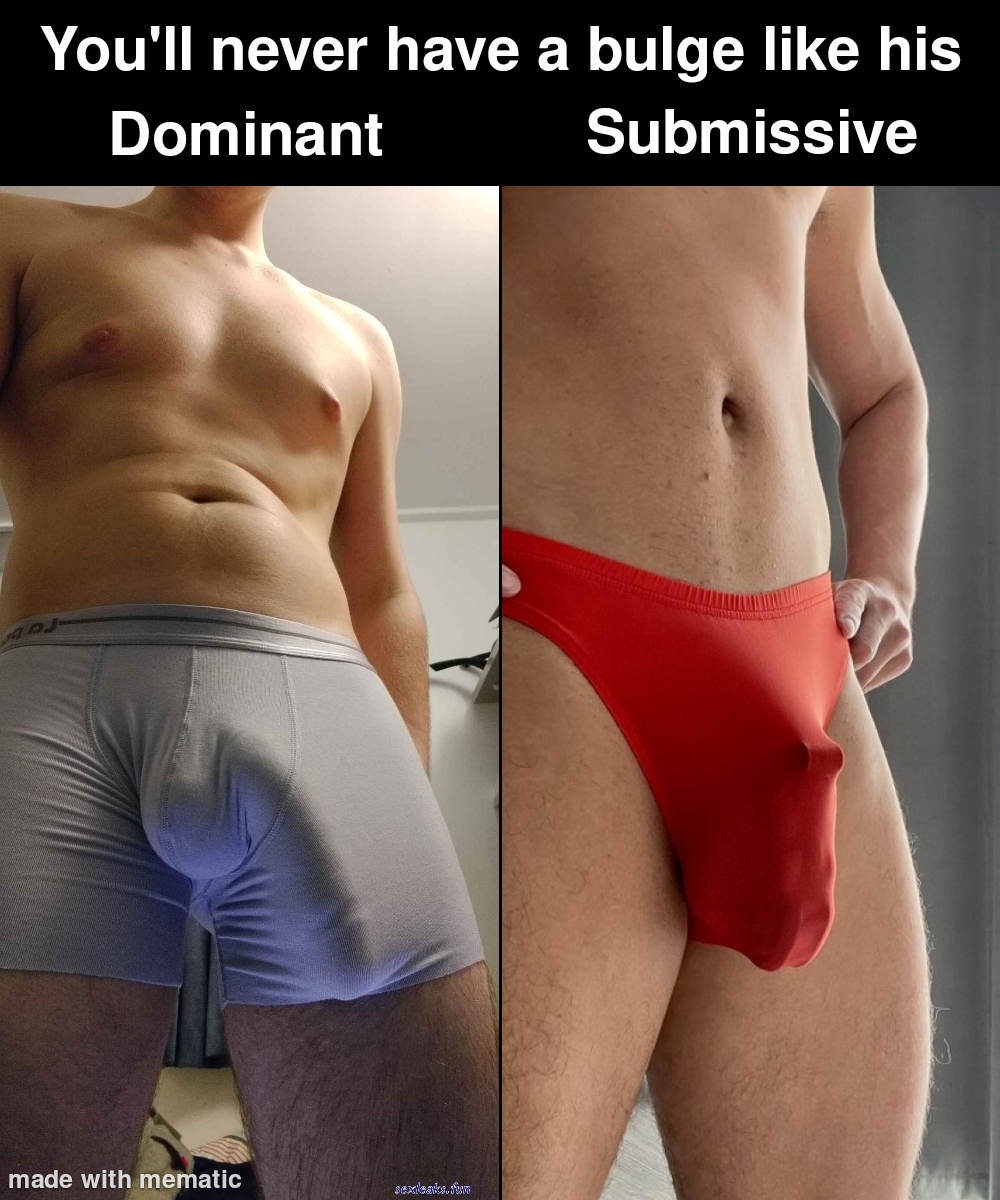DomCapsMaster's tweet photo. The only way a sub is allowed to have a bulge is through his #chastity #cage. The nub would never alone be able to show itself, and should always be restricted, not being allowed to get hard. #teamlocked https://t.co/YkzEY1nK0w