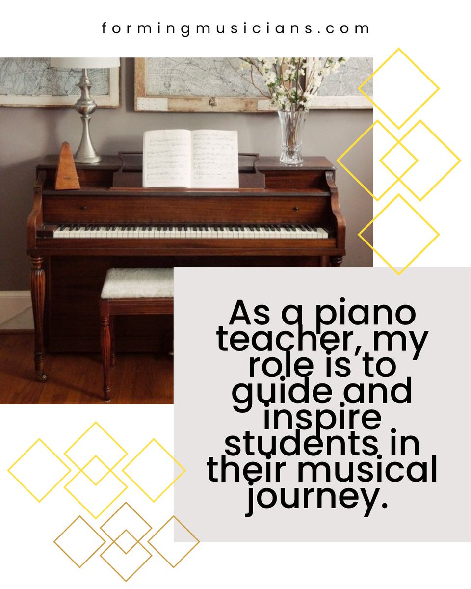 FormingMusic's tweet image. A good teacher will help you develop the necessary skills and provide feedback on your progress. They will also challenge you to push yourself further while providing support and encouragement. That is what we do here at Forming Musicians!

#pianolessons #pianolessonsforkids