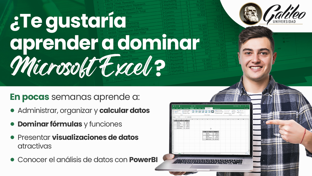¡Inscríbete hoy!  
📅Inicio: 15 de marzo
⏱Duración: 1 mes y 4 días
💵Inversión económica: Q.800.00 (Diploma incluído)
💻 100% virtual
👨‍🏫 Guía de un Microsoft Office Master Instructor

Regístrate aquí: bit.ly/3y0aVQP