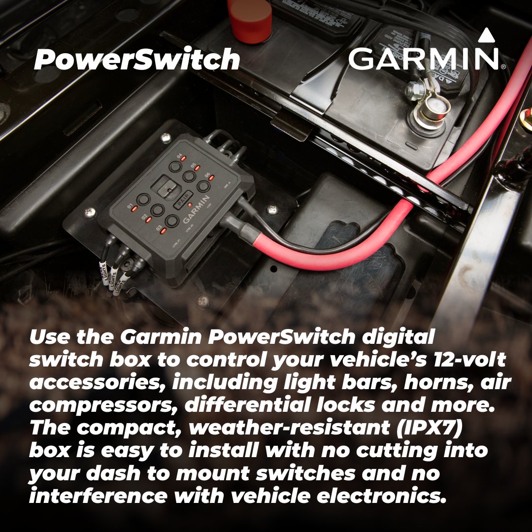 Wearable4U's tweet image. Garmin PowerSwitch, Compact Digital Switch Box, Controls 12V Accessories, Requires Compatible Smartphone or Garmin Navigator, 010-02466-00

To buy: sports-and-gadgets.com/collections/ga…

#garmin #garminpowerswitch #switchbox #garminnavigetor #Sportsandgadgets #Smartoutdoors #wearable4u