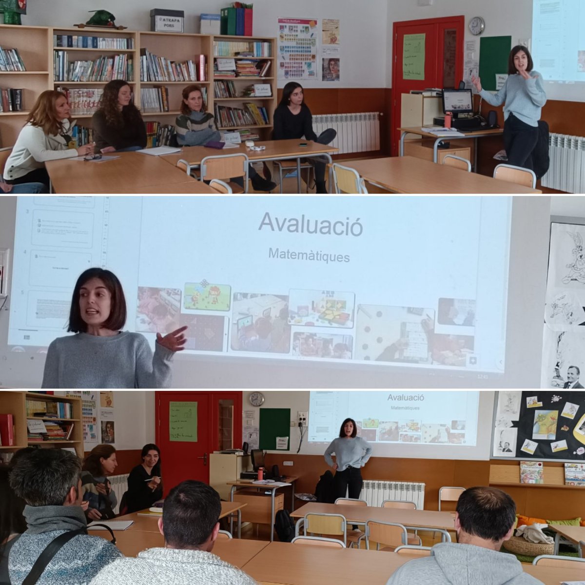 escolalesfonts's tweet photo. Avui, hem tingut formació de mestres dins del projecte de matemàtiques manipulatives @innovamat_cat. Recursos per a un aprenentatge motivador i competencial.  #lesmatesmolen #Avaluacio @escolalesfonts #Argentona https://t.co/89tzvcyndE