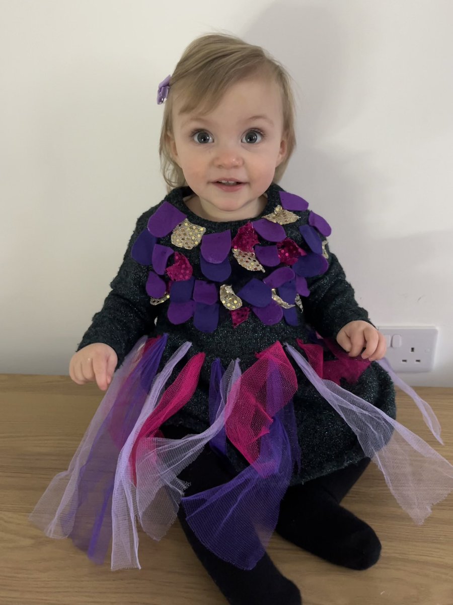 Her first world book day at Nursery #rainbowfish