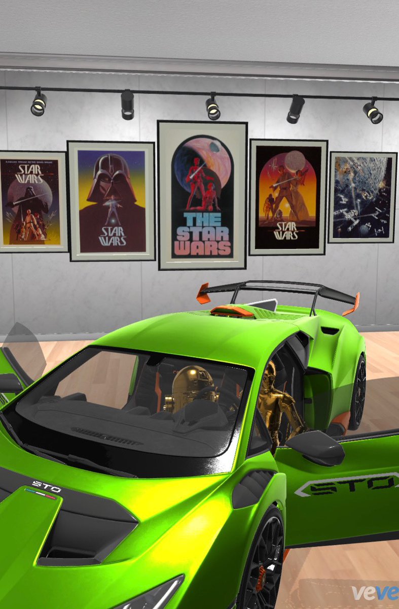 Talk to me nice #StarWars #lambo #VeVe #Vevefam #Disney #goldenmoments @cleverjerk @MrRolexes @johnnydunn777 @veve_official @nguyentran @MrFF1_eth @MrMC1_eth