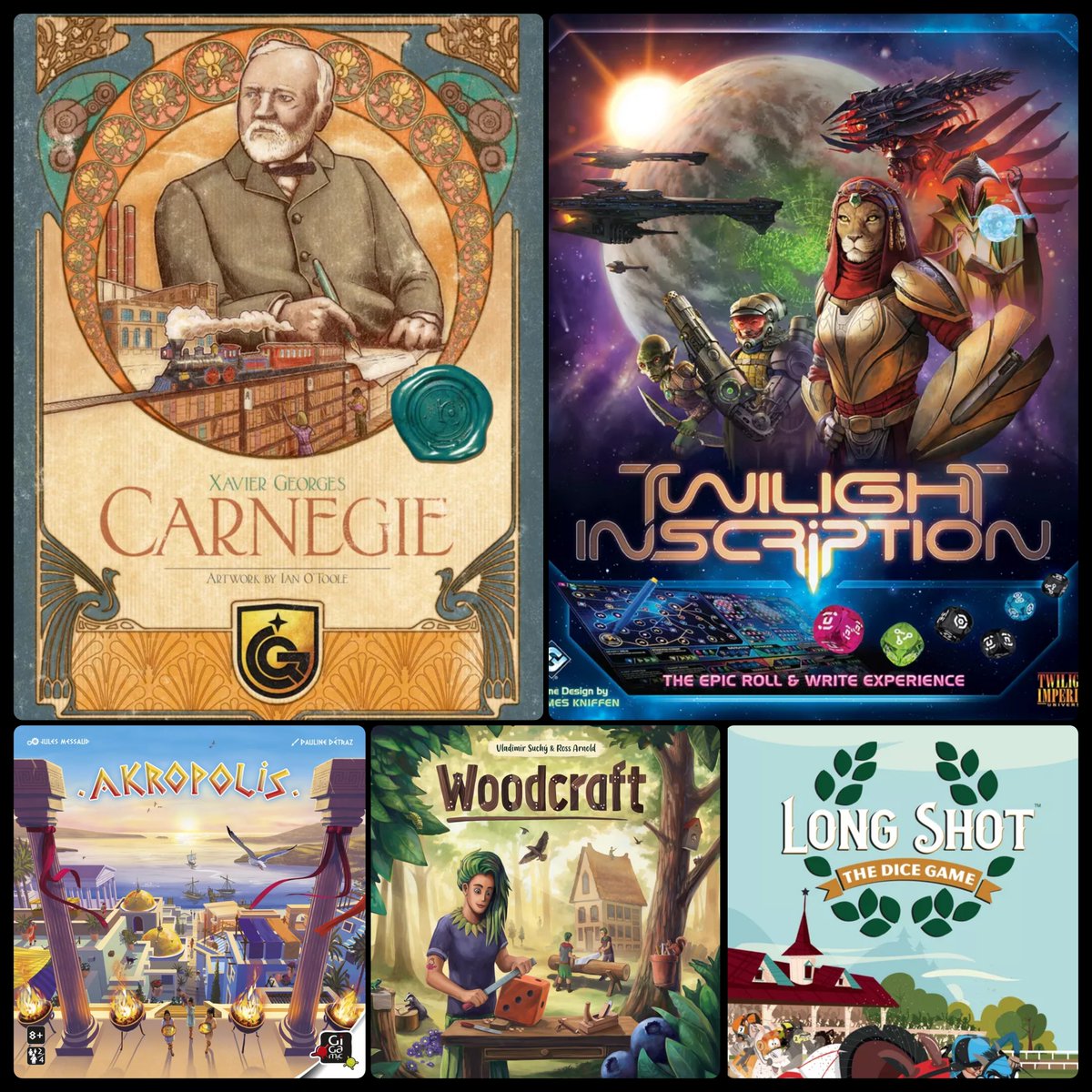 GOBfest Schedule - Saturday 8:30PM - Midnight
Tournament: Long Shot: The Dice Game
Akropolis
Carnegie
Twilight Inscription
Woodcraft
#yeg #boardgames #gobfest2023