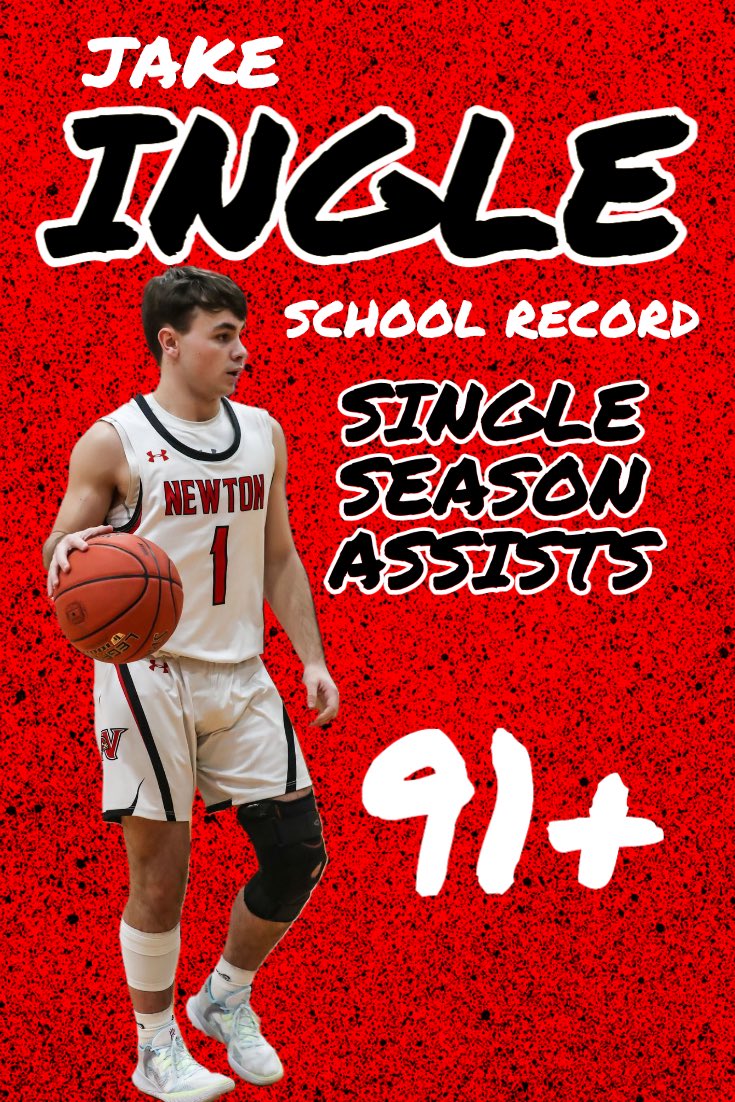 🚨SCHOOL RECORD🚨

Congratulations to Jake Ingle for breaking the Single Season Assists Record! He now owns 3 of the top 6 single season assists numbers in school history!