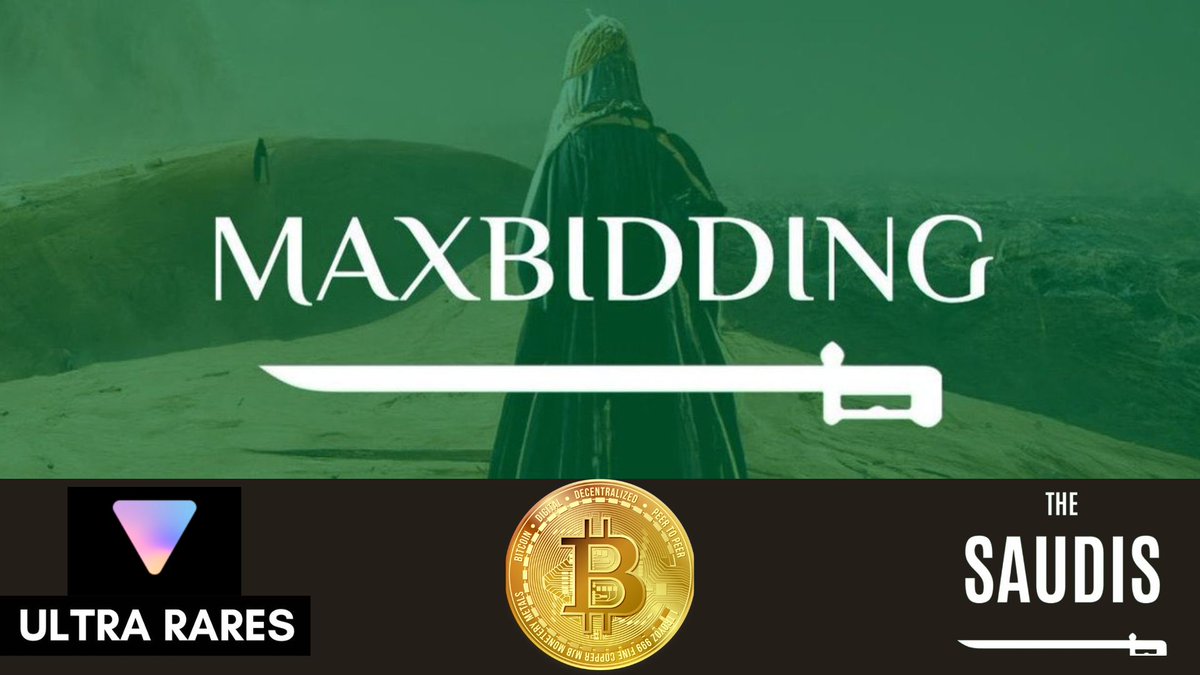 ultra_rares's tweet image. Ultra Rares continues to welcome amazing #OrdinalsNFT projects &amp;amp; communities to our marketplace, including 555 Max Bidding habibis from @TheSaudisNFT 💪🇸🇦now on #Bitcoin !!

Join our Discord: discord.gg/EuXW4NSq

#maxbidding #Ordinals