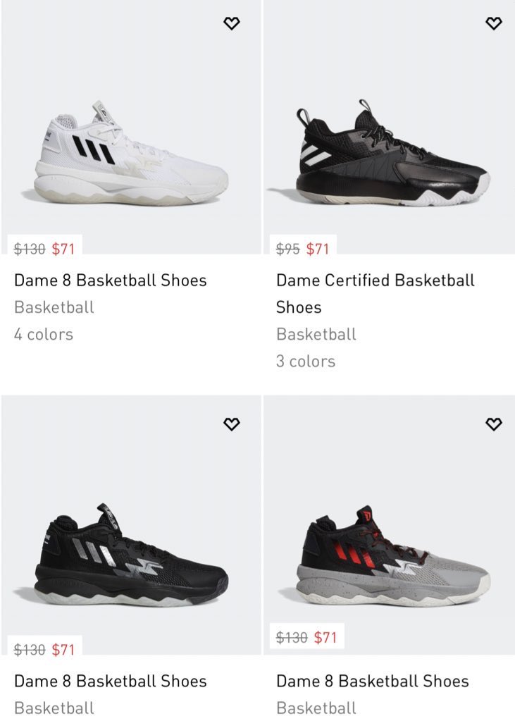 adidas Dame 8 - Damian Lillard - Basketball Shoes in Black