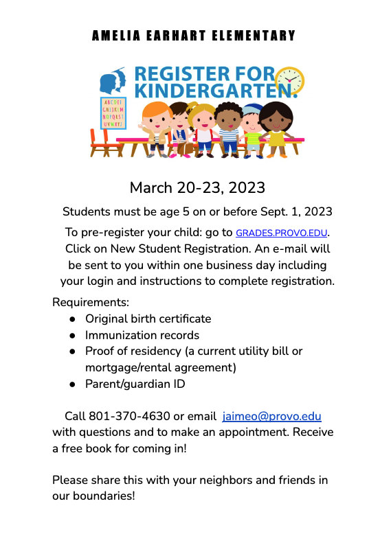 AmeliaPCSD's tweet photo. Kindergarten Registration for the 2023-2024 school year is coming up on March 20th-23rd. Please review the information below as well as on our website for guidance on the process. If you have any questions you can call our office anytime. 

https://t.co/gaBxdt348k https://t.co/EUF1NSMr28