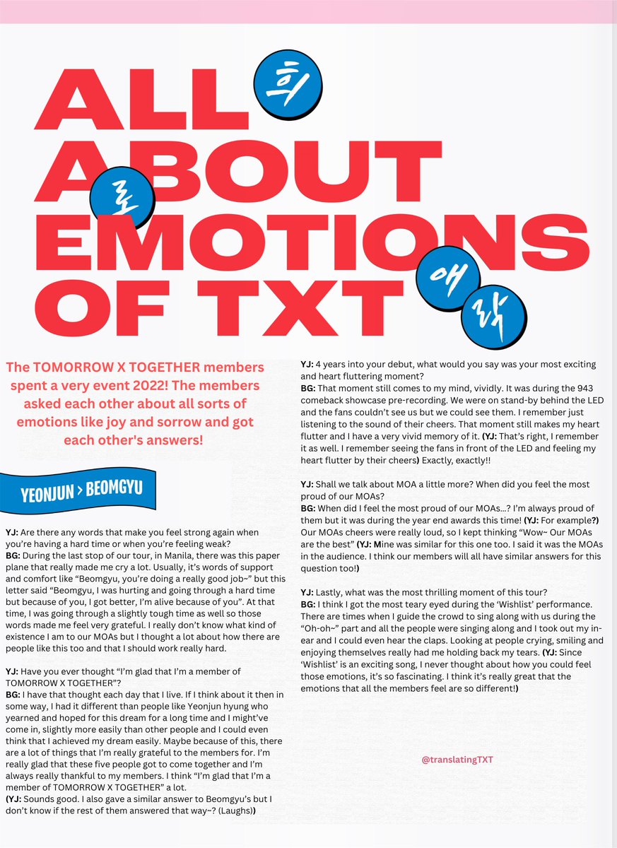 translatingTXT's tweet photo. 2022.txt - all about emotions of txt - #yeonjun ➡️ #beomgyu (english translation)

@TXT_members @TXT_bighit https://t.co/lXSF54WL6Q