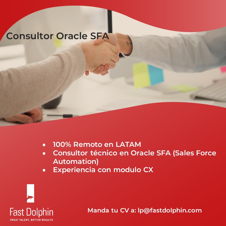 fastdolphin's tweet image. #oraclesupport #oraclechanginglives #empleosti #empleosit #oportunidadeslaborales #remoto #consultor #consultororacle #jobopportunities #job #opportunities #oracle #hiring #job #it #itjob #mexico #latam #argentina #chile #colombia #costarica #panama #peru #venezuela
