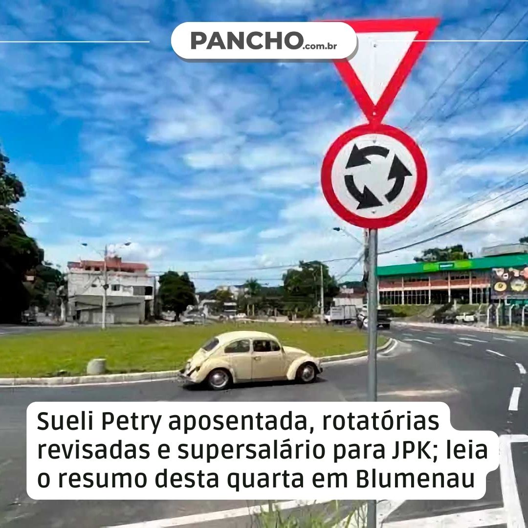 panchocombr's tweet image. Sueli Petry aposentada, rotatórias revisadas e supersalário para JPK; leia o resumo desta quarta em Blumenau

Leia em  &amp;gt;&amp;gt;&amp;gt; bit.ly/3ICD9pq

#água #ambevtech #aposentadoria #blumenau #br470 #brde #cerveja #coplan #demissões #desabastecimento #duplicação #esgoto #estradas