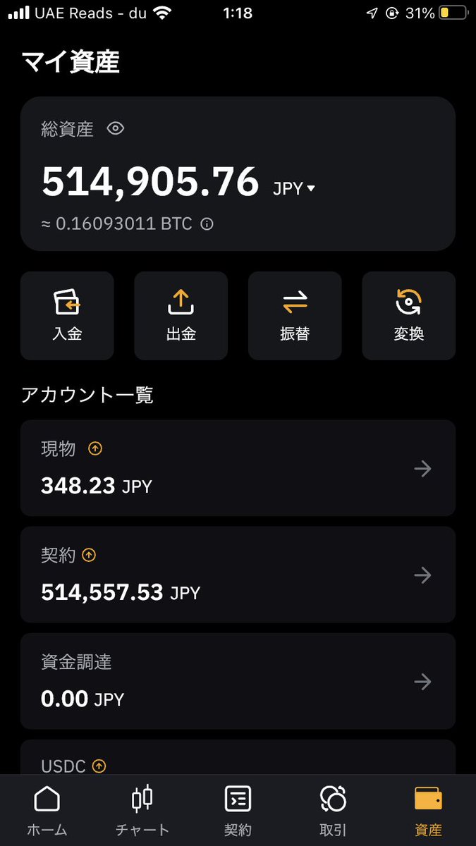 Bar_rjj's tweet photo. 23日目

入金成功。
眠いので寝ます。 https://t.co/loEOuMrCet
