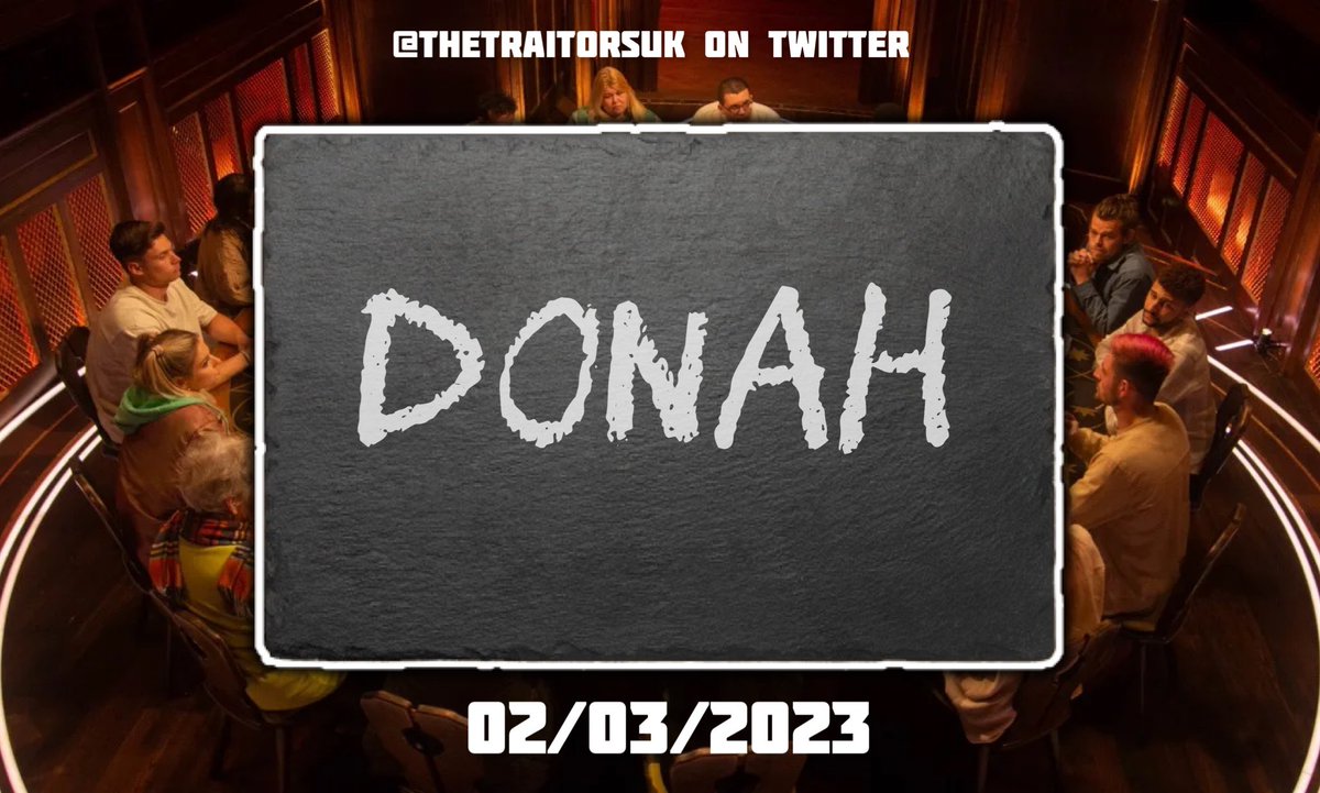 TheTraitorsUK's tweet photo. @Donnabutt8 @MadelynSmedley https://t.co/xq7vZhCcVk