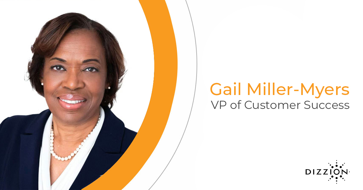 Dizzion would like to highlight our VP of Customer Success, Gail Miller-Myers!

With over 20 years of progressive client relationship experience, Gail is the reason Dizzion excels at ensuring customer success!

#OneDizzion #customersuccess