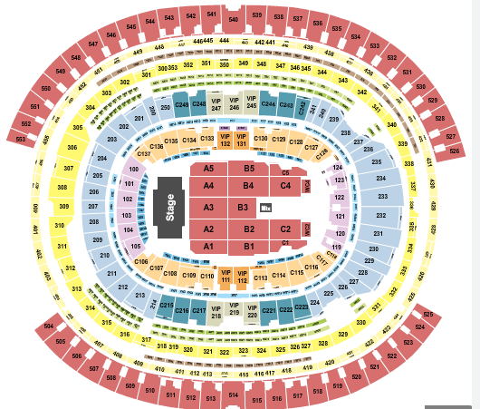 Kangaruess's tweet photo. On todays episode of "Is it PRTG or is it stadium seating" #satire #stadium #prtg #fun #colorcoded
*Hint - the yellow is still available for ticket purchase. Red seats close to the event are taken. https://t.co/L0a4yCq8qc