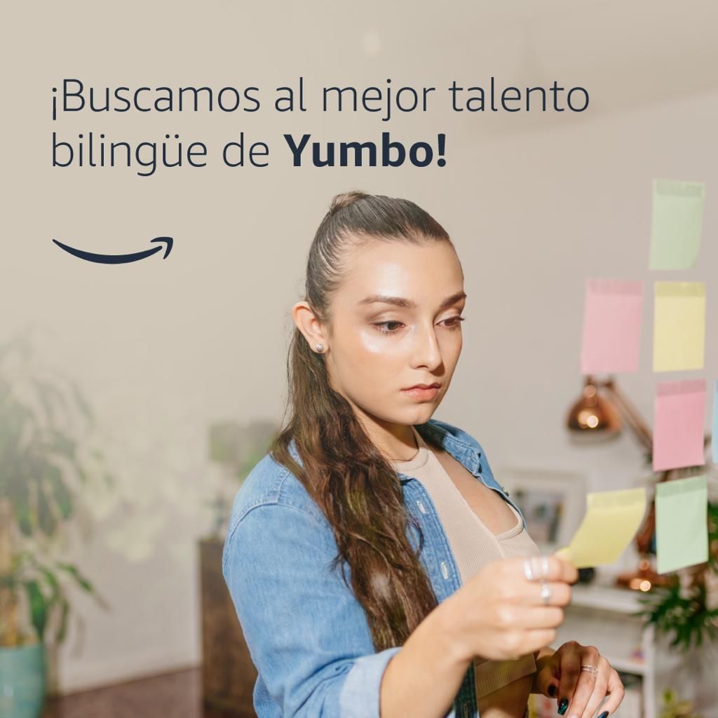 🗓 Si vives en #Yumbo, eres mayor de edad, hablas inglés (intermedio alto) y buscas empleo, te invitamos este 6 de marzo en la Institución Educativa Mayor de Yumbo a las 2:30 p.m. a conocer en un evento sin costo las oportunidades de trabajo remoto y beneficios que brinda Amazon.