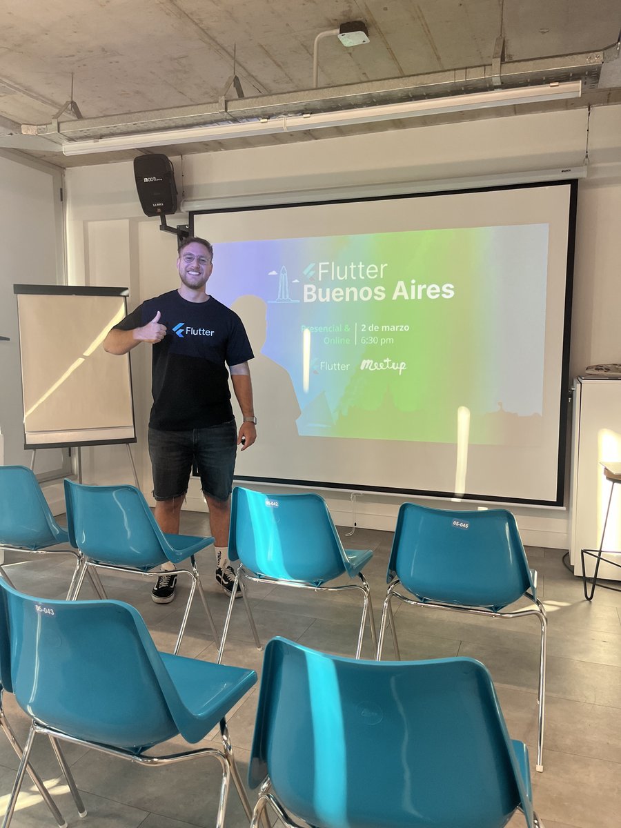 FlutterBSAS's tweet image. Todo listo para empezar 😉
📍HIT Ugarte, Buenos Aires
💻 Online: youtube.com/watch?v=85WzXU…
¡Los esperamos 18:30!
