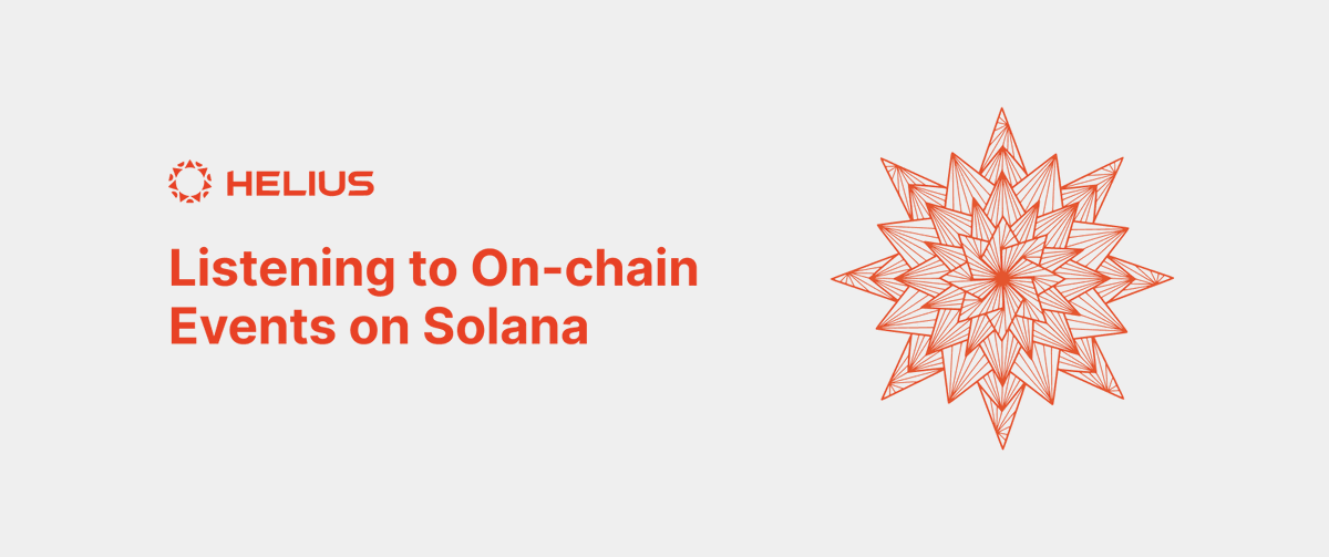 Helius's tweet photo. How to listen to blockchain events, on Solana 🧵 https://t.co/1O96Ruwx7h