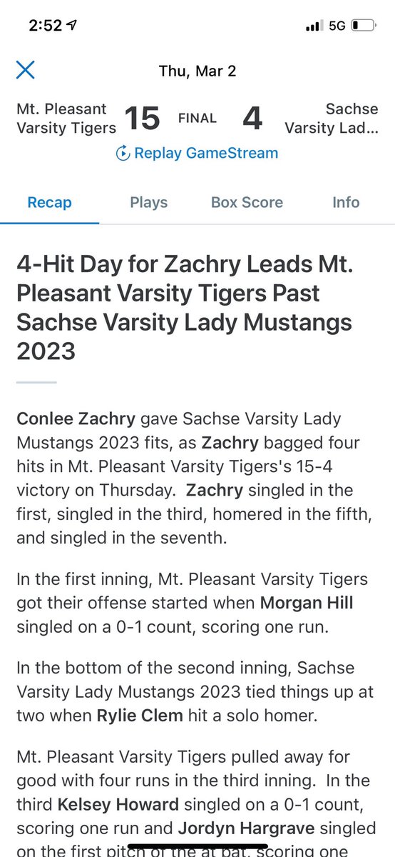 conleezachry13's tweet photo. had an amazing day at the plate as well as helping lead my team to a victory in the circle! super excited to be back with this team!  @ChetZachry @sifastpitch @TX_SuddenImpact @SBRRetweets @SoftbalAmerica @ExtraInningSB https://t.co/4RAAcuZ9lv