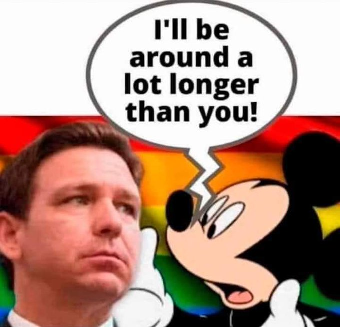 kikiallus's tweet photo. BREAKING!    DISNEY SUES GOVERNOR RON DE SANTIS https://t.co/K1dlI2nRiU