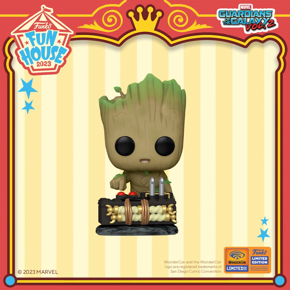  Funko Marvel Pop! Groot with Detonator WonderCon