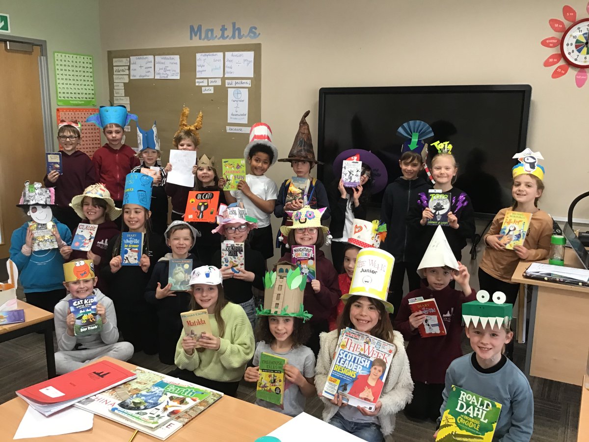 IOEEarwig's tweet photo. We were blown away by the amazing hats made for World Book Day, and loved hearing about the books you were inspired by. @WorldBookDayUK @isleofelyschool https://t.co/4B1KNA3C8V