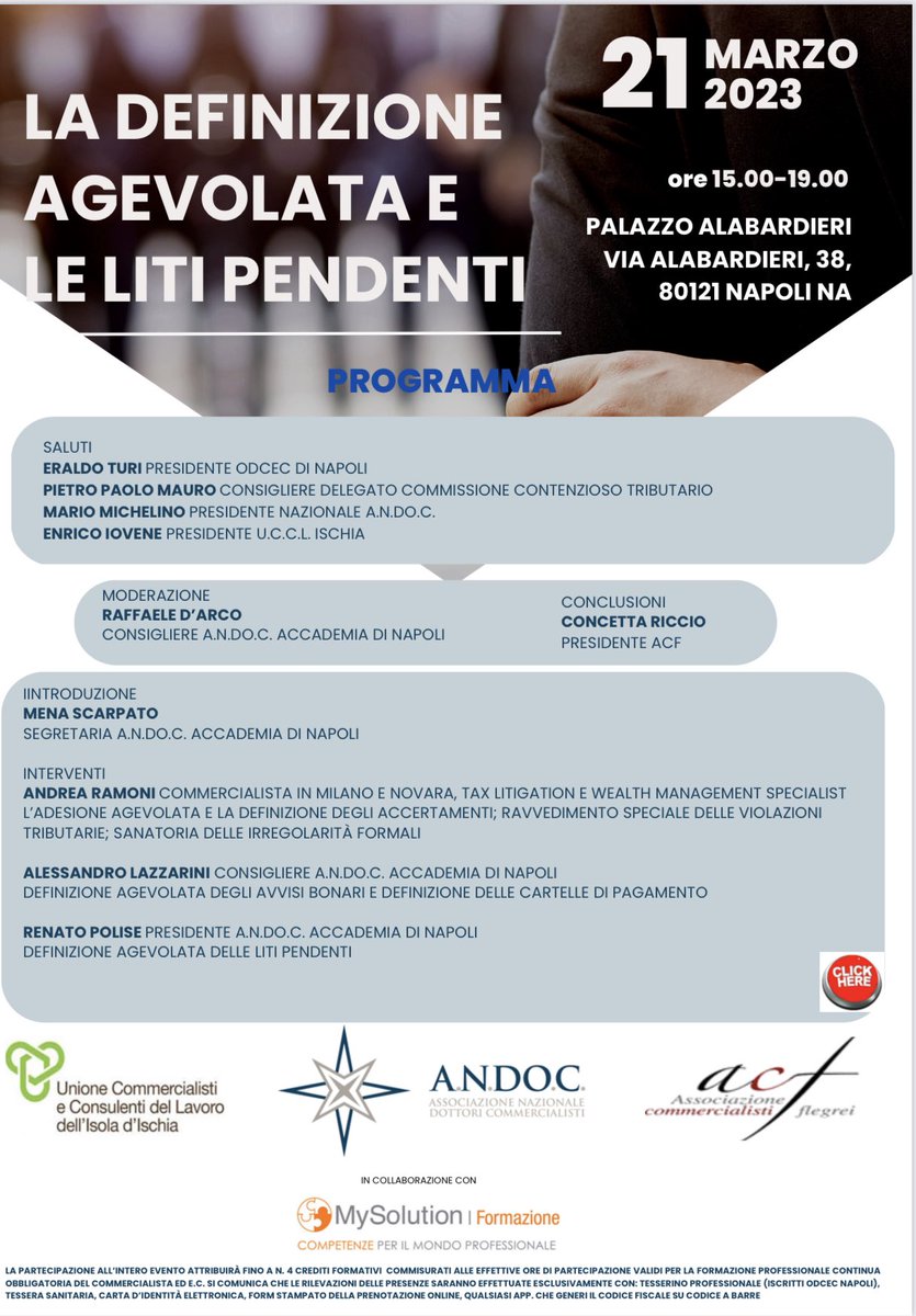 NAccademia's tweet photo. #commercialisti #dottoricommercialisti#tributario  #riscossione #commercialisti
#CNDCEC 
#A.N.Do.C. #AccademiaNapoli #cdc
#tributario  #riscossione #contenziosotributario  
#Agenziaentrate 
#Fisco
#previdenza #assistenza #cnpadc #welfare https://t.co/QW0kEKuAja