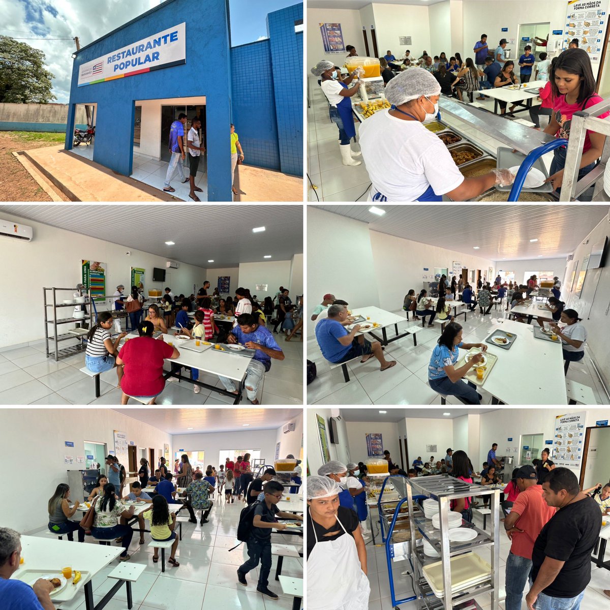 Leandro_F5's tweet photo. Programa de Segurança Alimentar, restaurante popular em Cidelândia. Gov. @carlosbrandaoma. SEDES @p_casefernandes https://t.co/OC7Pabp3Qa