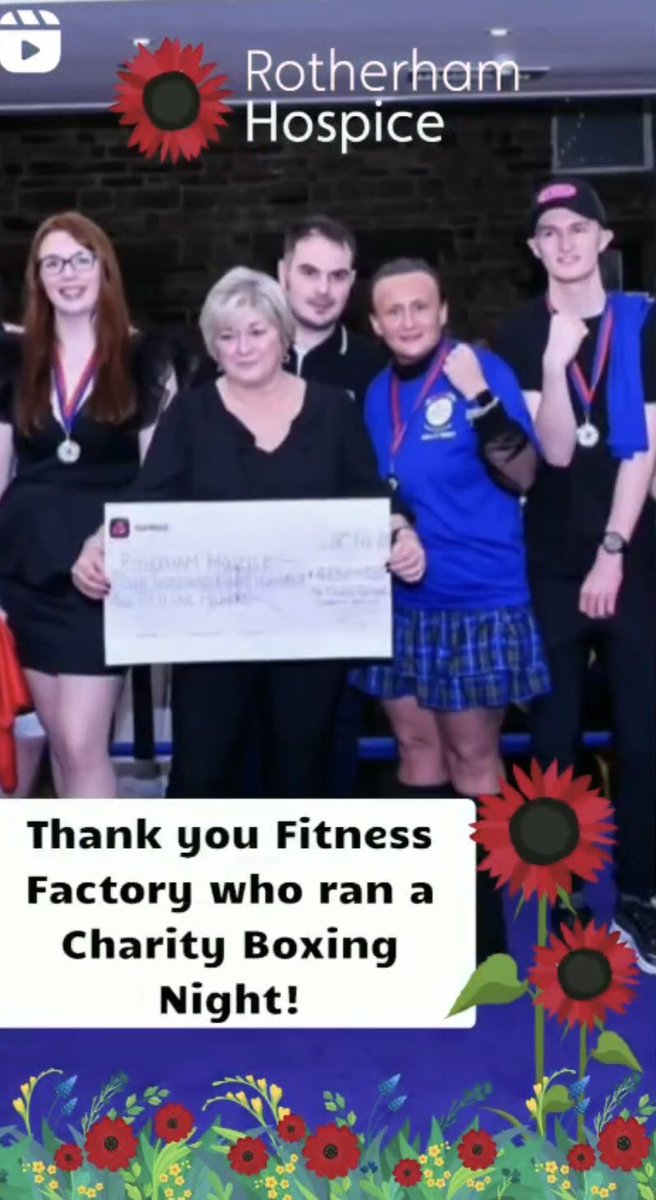 FitFactoryAbc's tweet photo. Thank You Thursday from Rotherham Hospice for the money raised …... Rotherham Hospice People 👏👏👏 https://t.co/YLcKFgnfSp