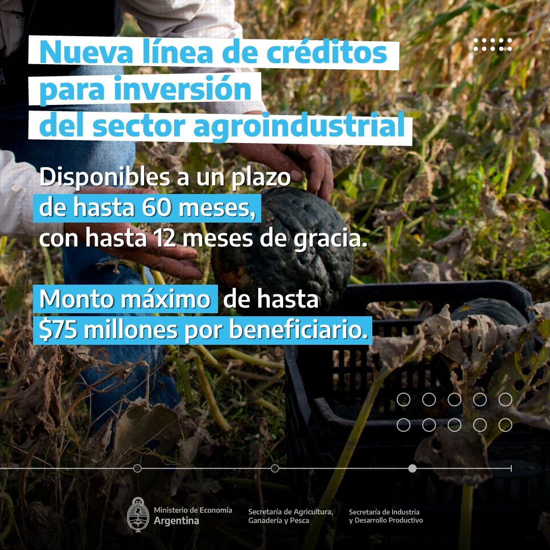 moranmica's tweet photo. 🚜 La nueva línea de créditos ejecutada a través del @BICE_Arg y con bonificación del FONDAGRO es una decisión que implica estar cada día junto a las PyMEs que producen. Esto es gracias al ministro de @Economia_Ar, Sergio Massa.

#CrecimientoAgroindustrial https://t.co/jkW0FgJWwJ