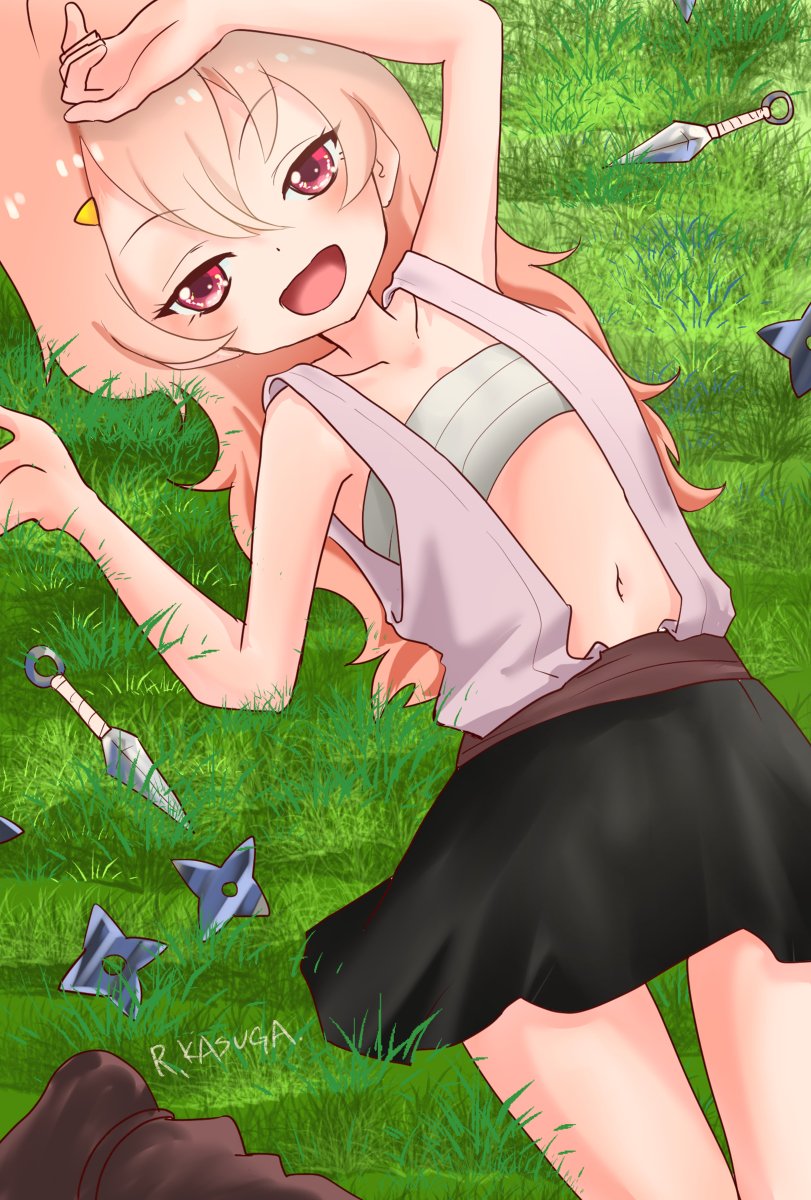 今日はベニスモモのお誕生日だそうです。ツバキでは一推しです。おめでとう!新作は無理かもなのでとりあえず過去絵で!
#くノ一ツバキの胸の内 
#ベニスモモ生誕祭2023 
#ベニスモモ誕生祭2023 