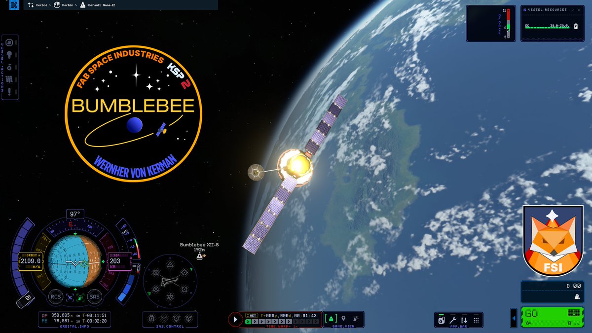 fabsh's tweet image. Holy shit, I did it! After so many failed attempts, fighting with bugs, fighting with the game's performance wrecking my stream, messing up trajectories... After so much sweat and tears, I did it! We put a satellite in orbit in #KerbalSpaceProgram2. It is such a good feeling!!!