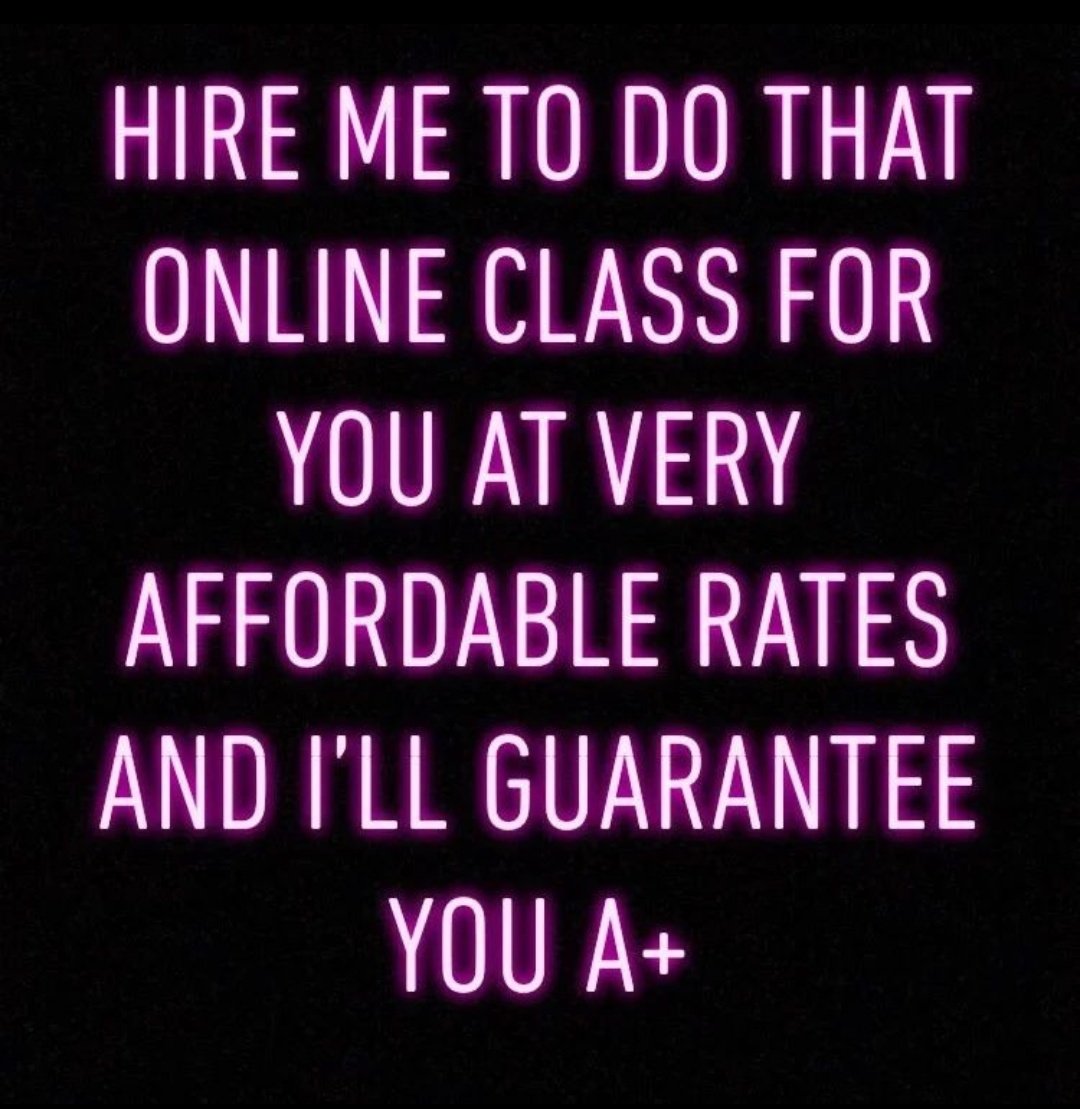 MelissaEssays's tweet photo. Let me handle your online classes today for the best grades.

✓ Timely Delivery
✓ A-Grades
✓ Budget-Friendly Pricing

I'll handle 

√ Discussions &amp; Replies
√ Assignments &amp; Essays
√ Exams &amp; Quizzes 

DM @MelissaEssays and Get a Quote Today! https://t.co/QwJBYlvvN9